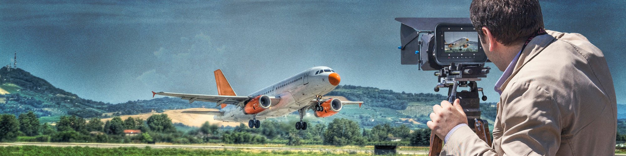 Riprese aereo in decollo Wind Jet — Dotfilm Originals